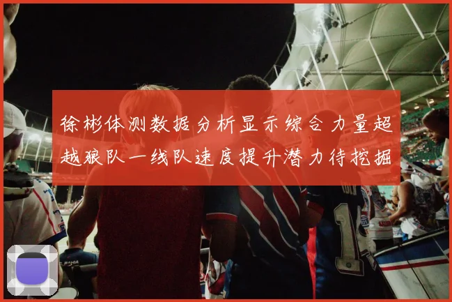 徐彬体测数据分析显示综合力量超越狼队一线队速度提升潜力待挖掘